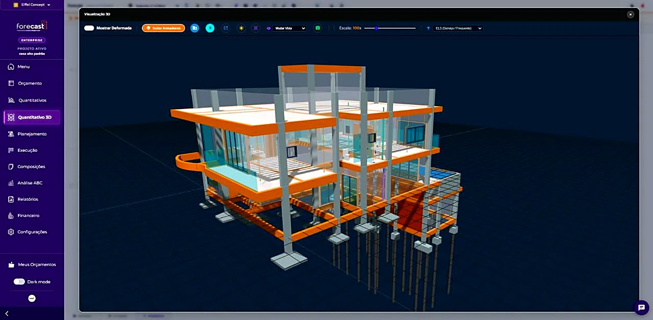 Modelagem BIM estrutural da edificação em software de compatibilização Modelagem BIM estrutural da edificação em software de compatibilização