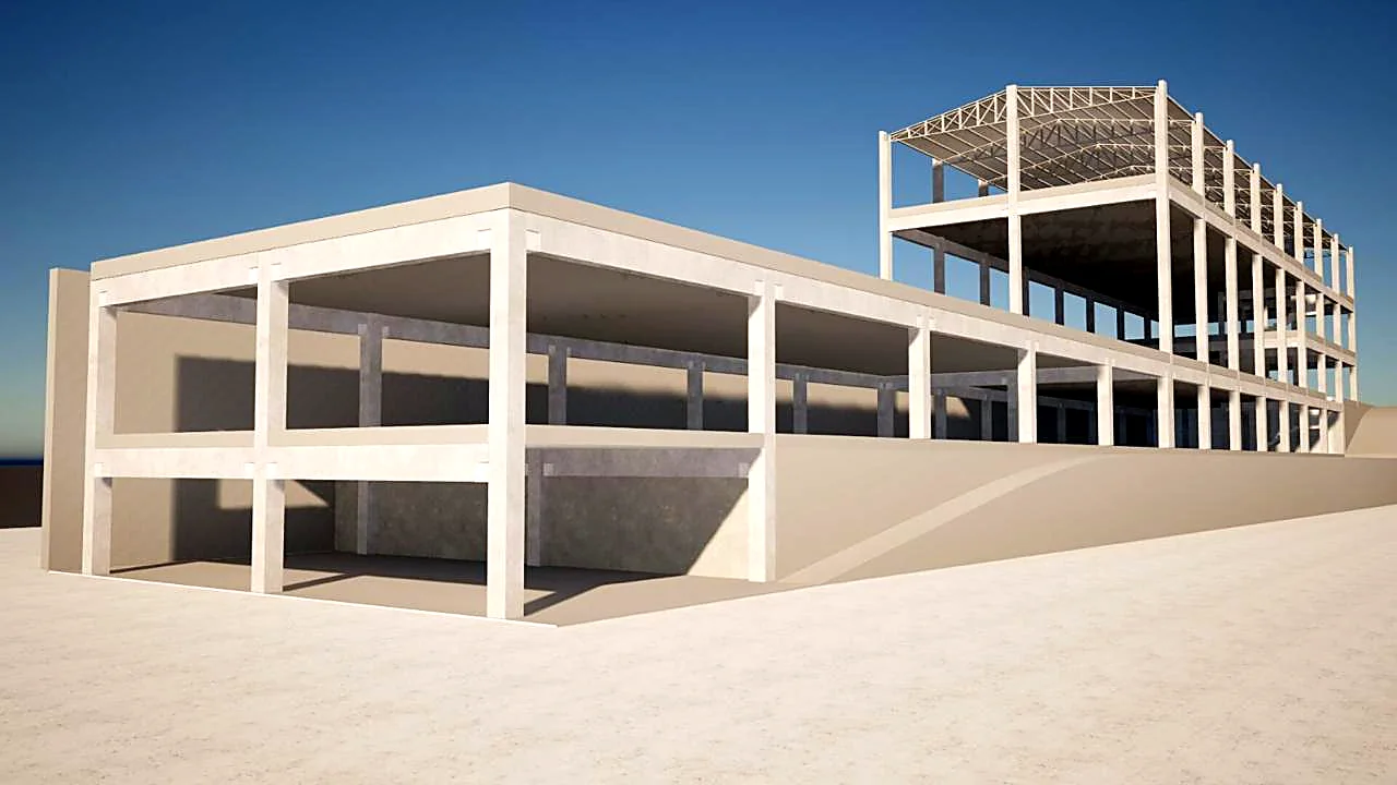 Estudo de projeto estrutural de edificação em concreto com múltiplos v Estudo de projeto estrutural de edificação em concreto com múltiplos vãos