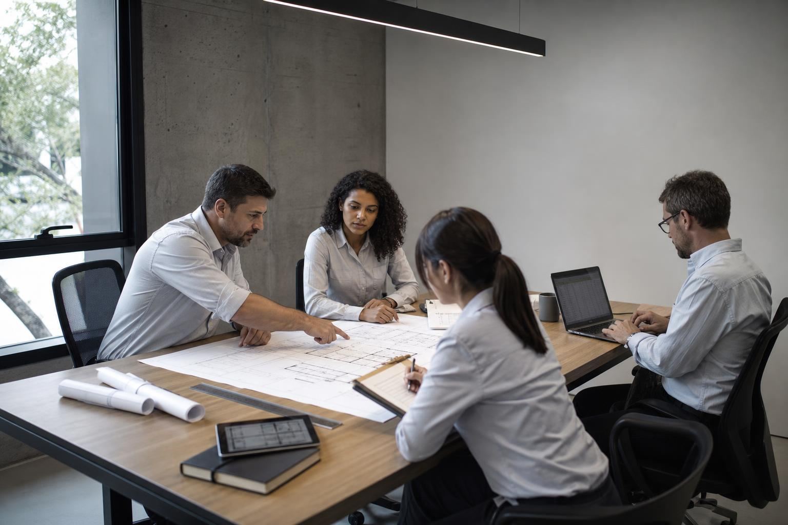 Reunião técnica no escritório da BEAVER em São Roque