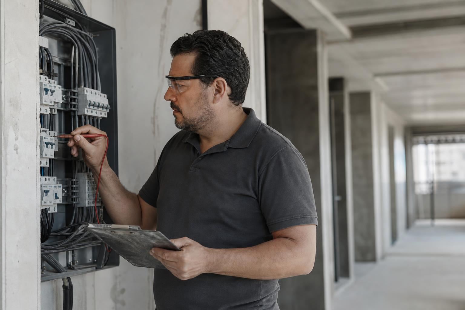 Projeto elétrico detalhado com quadro de cargas em prancha técnica